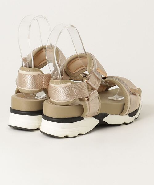 「CAPRICIEUX LE'MAGE」 フラットサンダル 37 ベージュ レディース_画像2