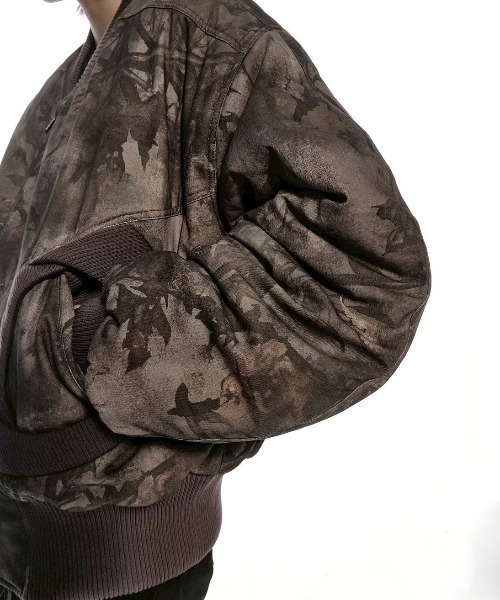 ブルゾン アウター 「d5ove」FORESTCAMO Cotton Jacket / 「ダヴ」リアルツリーデザインポケットブルゾンの画像