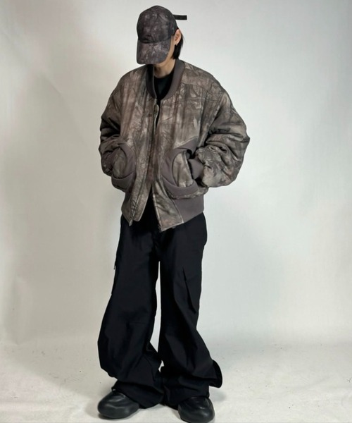 ブルゾン アウター 「d5ove」FORESTCAMO Cotton Jacket / 「ダヴ」リアルツリーデザインポケットブルゾンの画像