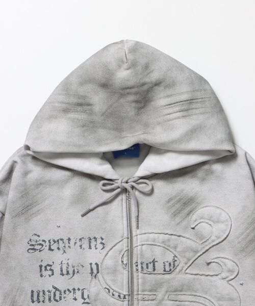 SEQUENZE パーカー 裏起毛 「SEQUENZ（シークエンズ）」SQNZ ZIP P/K