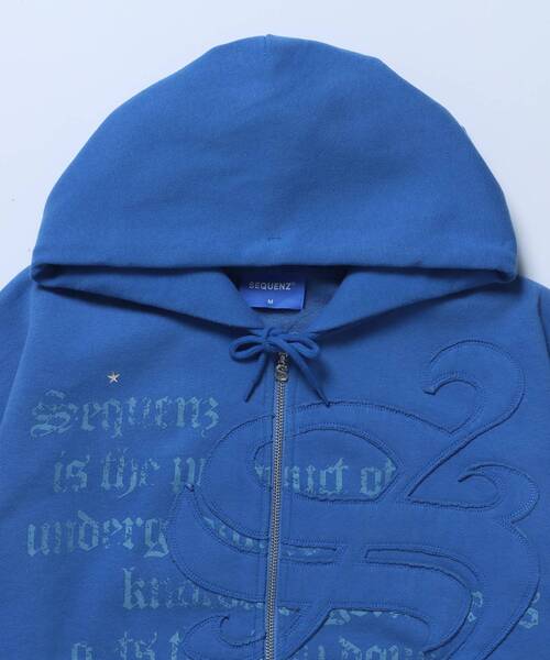 SEQUENZE パーカー 裏起毛 「SEQUENZ（シークエンズ）」SQNZ ZIP P/K