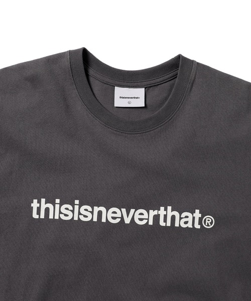 「thisisneverthat」 半袖Tシャツ S ダークグレー メンズ_画像7