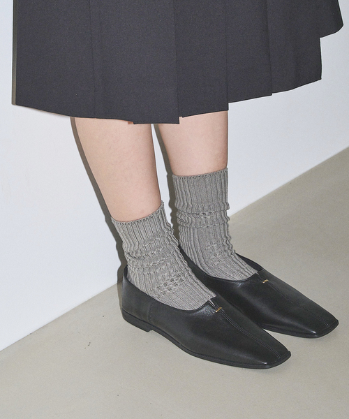 Le Talon GRISE（ル タロン グリーズ） シューズ GRISEレザースクエア