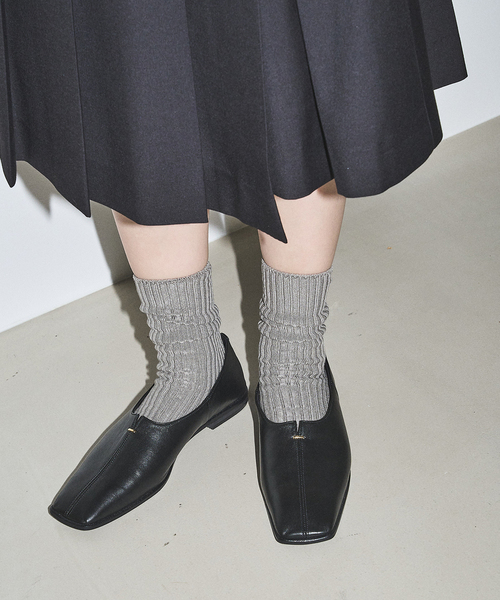 Le Talon GRISE（ル タロン グリーズ） シューズ GRISEレザースクエア