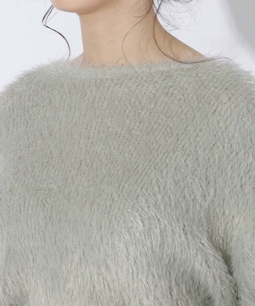 「WILLSELECTION」 長袖ニット MEDIUM ライトグレー レディース_画像7