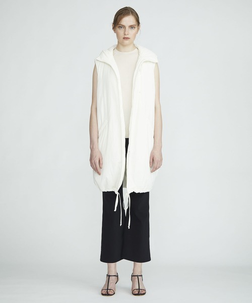 「COLUMN」 中綿ベスト 36 オフホワイト レディース_画像5