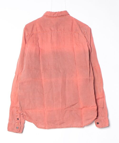 「MARITHE + FRANCOIS GIRBAUD」 長袖シャツ M レッド メンズの画像2