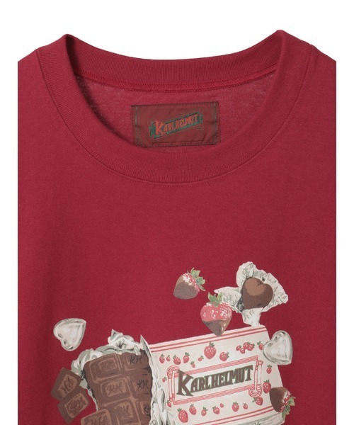 最終価格☆カールヘルムマカロンタワープリントTシャツ Karl Helmut tシャツ スウィートメモリーズプリントカットソー メンズ