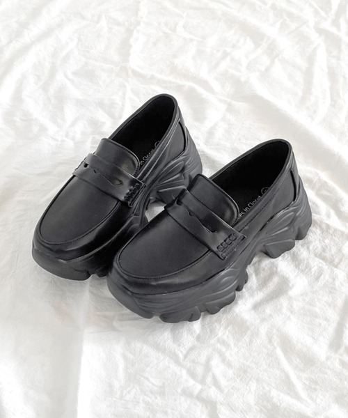 Shoes in Closet（シュークロ） ローファー 軽量 厚底 ボリューム