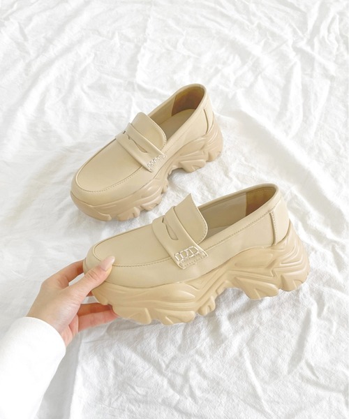 Shoes in Closet（シュークロ） ローファー 軽量 厚底 ボリューム