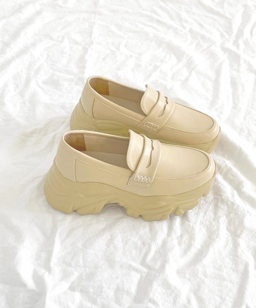 Shoes in Closet（シュークロ） ローファー 軽量 厚底 ボリューム