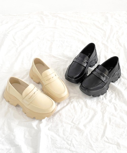 Shoes in Closet（シュークロ） ローファー 軽量 厚底 ボリューム
