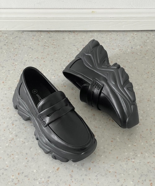 Shoes in Closet（シュークロ） ローファー 軽量 厚底 ボリューム