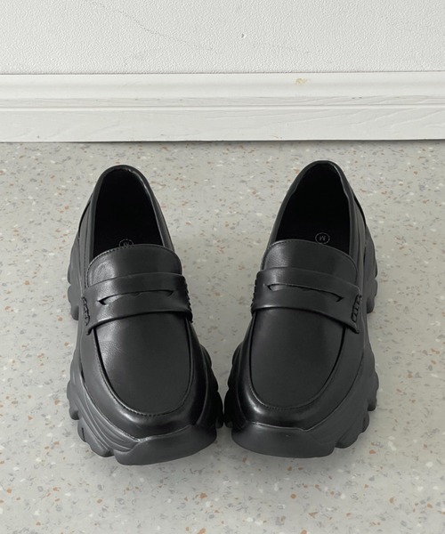 Shoes in Closet（シュークロ） ローファー 軽量 厚底 ボリューム