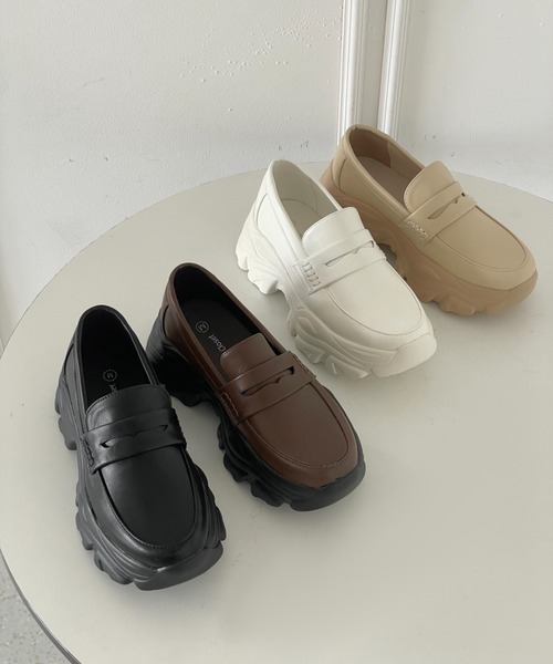 Shoes in Closet（シュークロ） ローファー 軽量 厚底 ボリューム