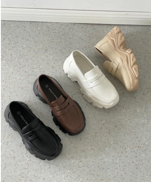 Shoes in Closet（シュークロ） ローファー 軽量 厚底 ボリューム