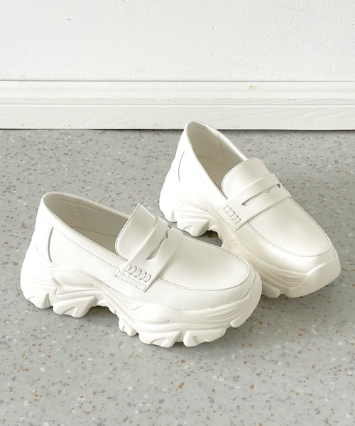 Shoes in Closet（シュークロ） ローファー 通学 軽量 厚底 ボリューム