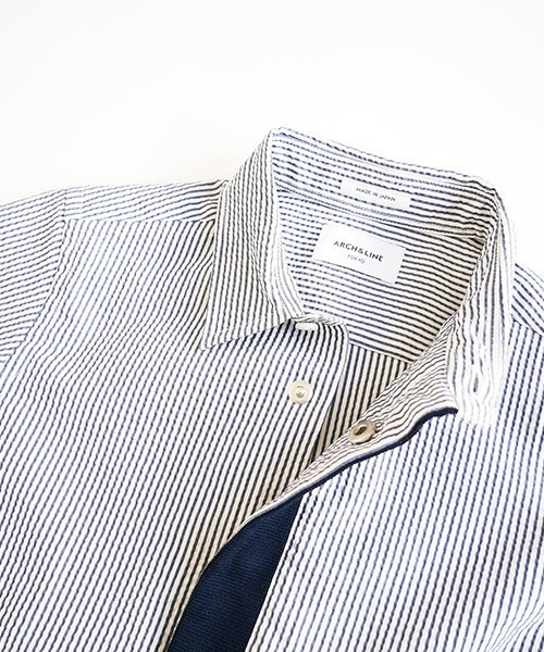 「ARCH & LINE」 「KIDS」半袖シャツ 1 ネイビー キッズ_画像4