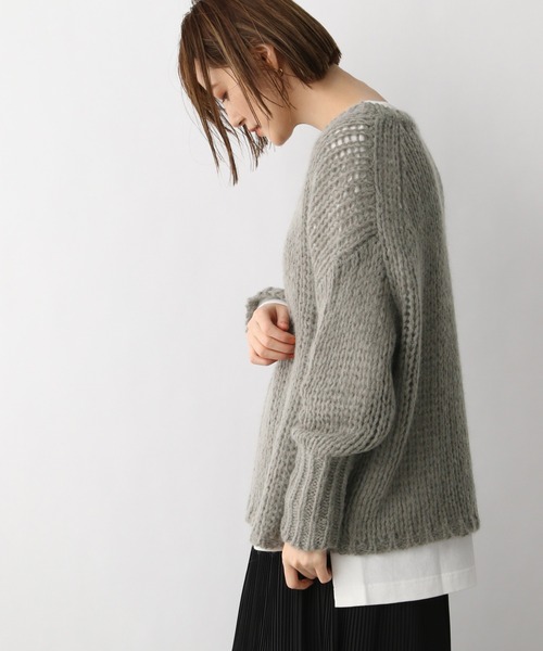 「A part by」 長袖ニット FREE ライトブルー レディース_画像3