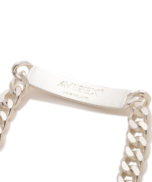 ブレスレット 「AVIREX by J.H.M CO.，LTD.」ID BRACELET REGULLAR / アイディ ブレスレット レギュラー /の画像