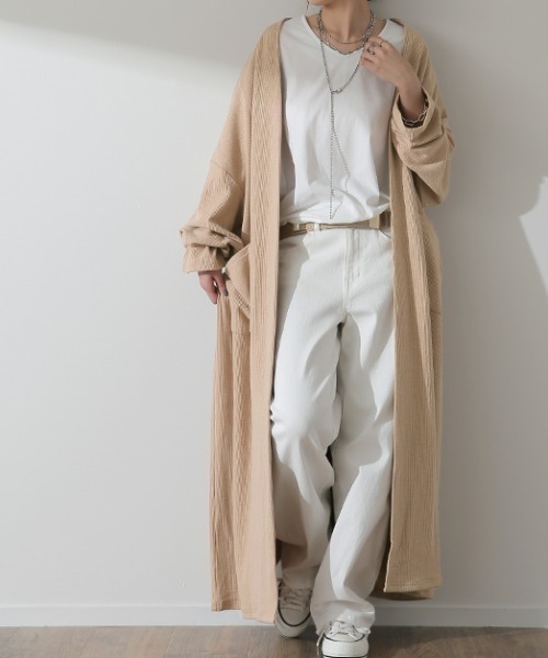 「HUG.U」 カーディガン FREE チャコール レディース_画像8