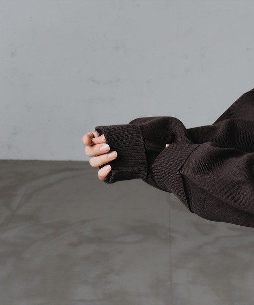 「epnok」 長袖ニット MEDIUM ベージュ メンズ_画像3