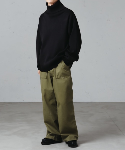 「epnok」 長袖ニット MEDIUM ベージュ メンズ_画像5