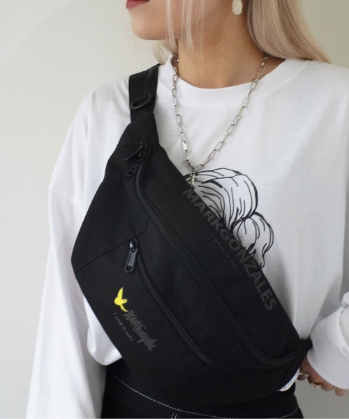 「（What it isNt）ART BY MARKGONZALES」 ショルダーバッグ FREE ブラック×ホワイト メンズ_画像8
