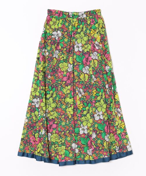 「TEVALT」 「dollupoops」フレアスカート 38 ネイビー レディース_画像9