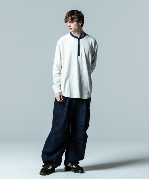 「glamb」 デニムパンツ L ライトインディゴブルー メンズ_画像5
