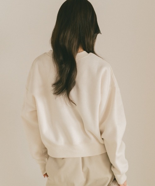 「VANNIE U」 スウェットカットソー FREE アイボリー レディース_画像8