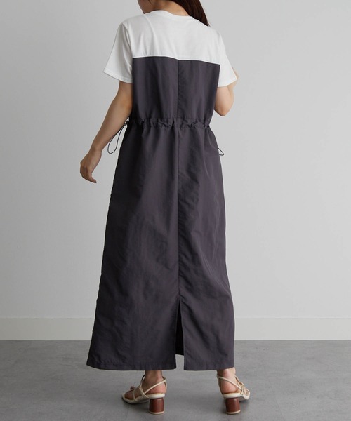 「RANAN」 ドッキングワンピース M グレー系その他 レディース_画像7