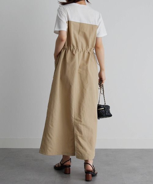 「RANAN」 ドッキングワンピース M グレー系その他 レディース_画像8