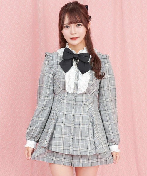 「Secret Honey」 セットアップ MEDIUM ダークブラック レディース_画像6