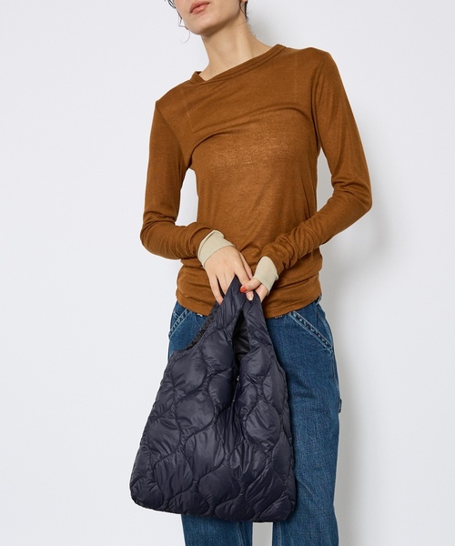 「TAION」 ハンドバッグ フリー ダークネイビー メンズ_画像6