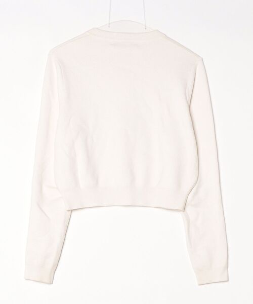 「CABaN」 ニットカーディガン X-SMALL ホワイト レディースの画像