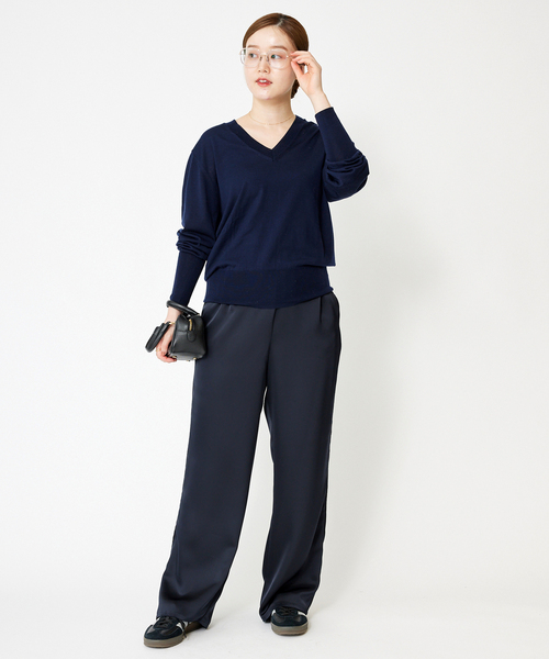 IENA ダンプマリンイージーパンツ ネイビー 38 新品⭐︎IENAダンプ