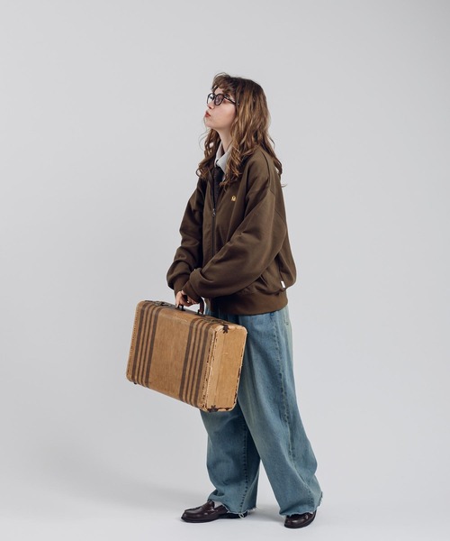 「MUHET」 カーディガン X-LARGE ネイビー レディース_画像5