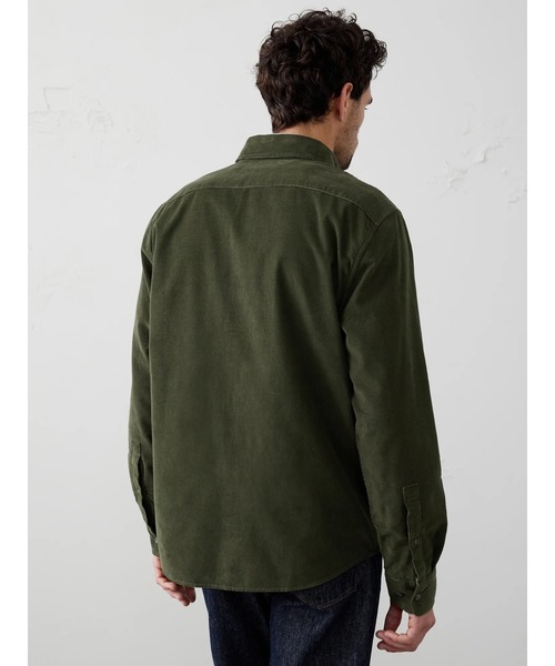 「BANANA REPUBLIC FACTORY STORE」 長袖シャツ L ブラウン メンズ_画像7
