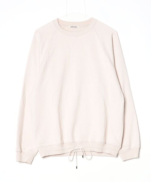 Auralee トレーナー スウェット レディース 無地 中古(目立った傷や汚れなし) 「AURALEE」 SMOOTH SOFT SWEAT スウェットカットソー 0 ベージュ レディース
