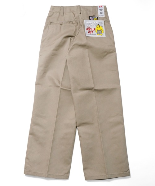 「BEN DAVIS」 チノパンツ 34W 32L カーキ メンズ