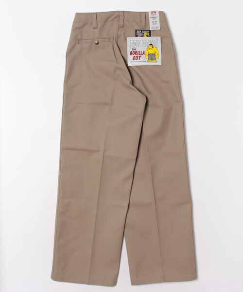 「BEN DAVIS」 チノパンツ 34W 32L カーキ メンズ_画像2