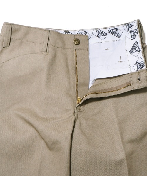 「BEN DAVIS」 チノパンツ 34W 32L カーキ メンズ_画像6
