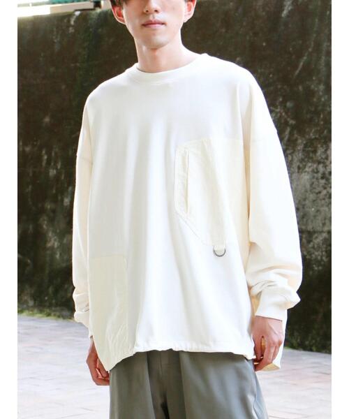 「CRAFT STANDARD BOUTIQUE」 長袖Tシャツ X-LARGE オリーブ メンズ_画像2