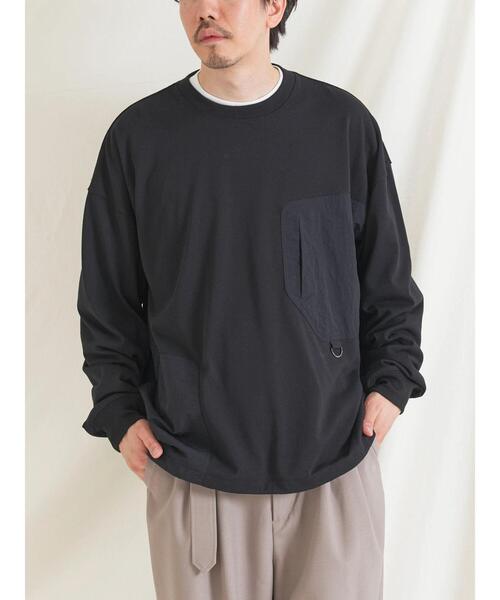 「CRAFT STANDARD BOUTIQUE」 長袖Tシャツ X-LARGE オリーブ メンズ_画像3