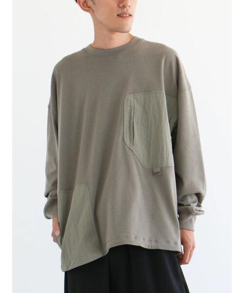 「CRAFT STANDARD BOUTIQUE」 長袖Tシャツ X-LARGE オリーブ メンズ_画像4