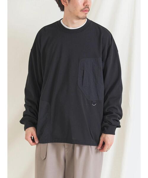 「CRAFT STANDARD BOUTIQUE」 長袖Tシャツ X-LARGE オリーブ メンズ_画像5