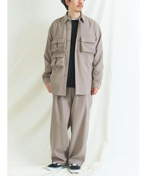「CRAFT STANDARD BOUTIQUE」 長袖Tシャツ X-LARGE オリーブ メンズ_画像9