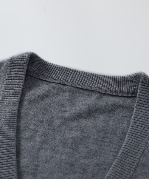 「Cloudstyle」 ニットベスト MEDIUM グレー メンズ_画像7