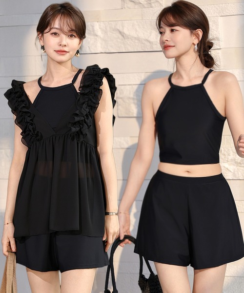 TeddyShop（テディショップ） 水着 「ビキニ3点セット」深Vネック